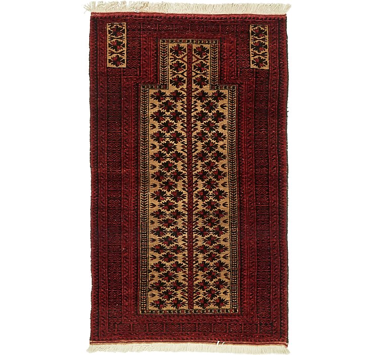 2' 11 x 4' 11 Balouch Persian Rug