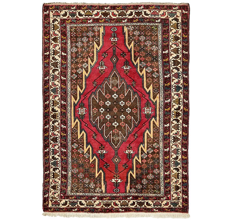 4' 5 x 6' 5 Mazlaghan Persian Rug