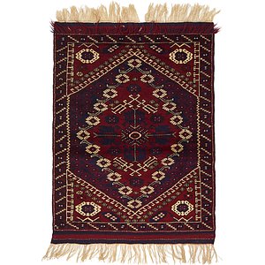 Unique Loom 3' 5 x 4' 7 Balouch Persian Rug