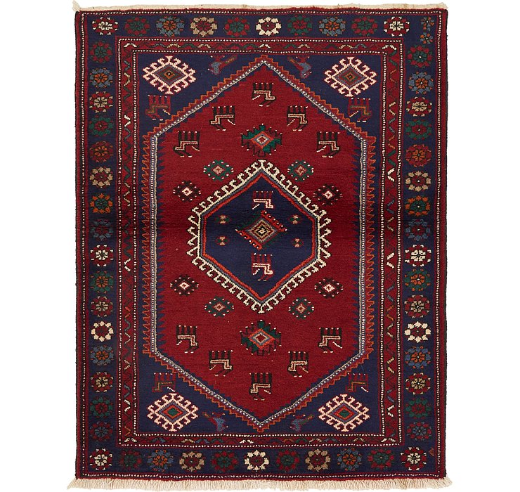 3' 9 x 4' 10 Hamedan Persian Rug