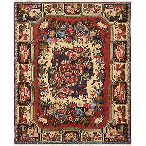 Unique Loom 4' 3 x 5' 2 Bakhtiar Persian Rug