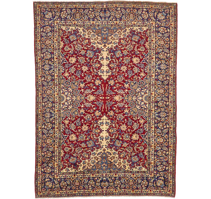 9' 10 x 13' 6 Isfahan Persian Rug