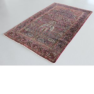 4' 7 x 7' 5 Kerman Persian Rug