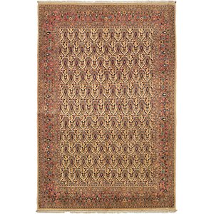 6' 8 x 10' Qom Persian Rug