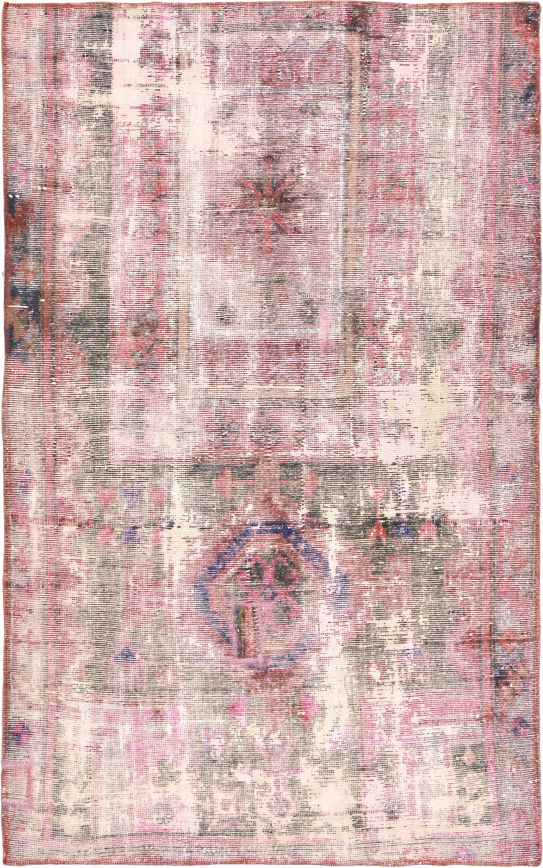 Pink 3' 10 x 6' 3 Ultra Vintage Persian Rug eSaleRugs