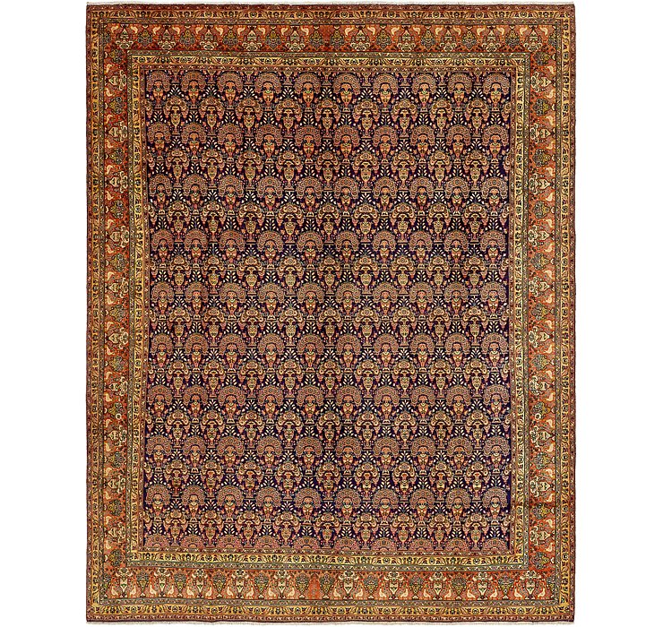 10' x 12' 8 Tabriz Persian Rug
