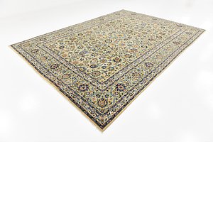 9' 4 x 13' Kashan Persian Rug