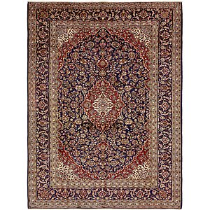 10' x 13' 2 Kashan Persian Rug
