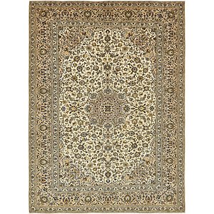 9' 4 x 12' 9 Kashan Persian Rug