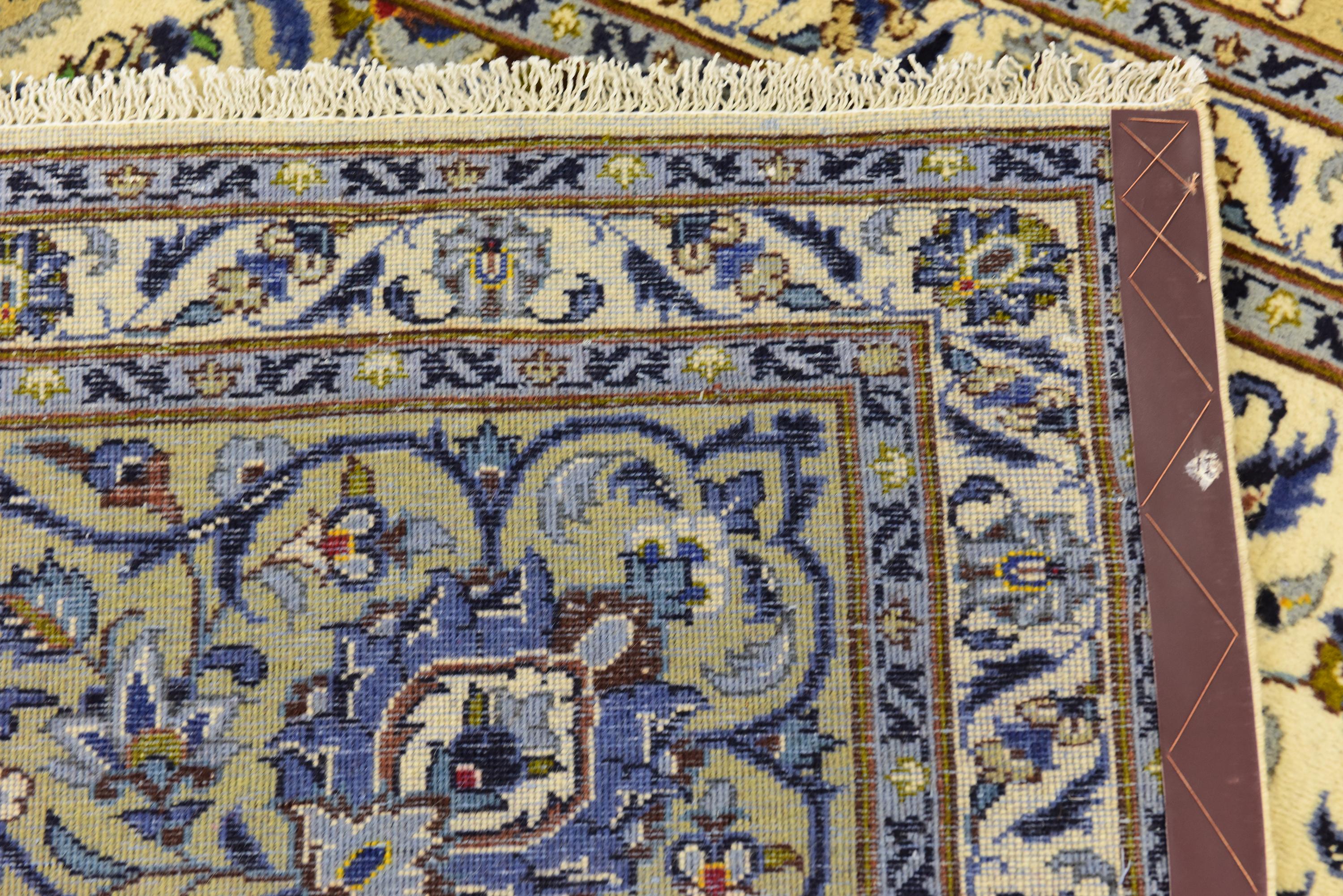 Ivory 9' 9 x 12' 10 Kashan Persian Rug eSaleRugs