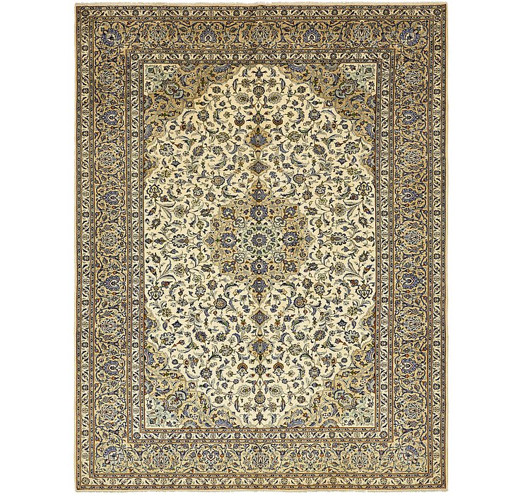 9' 9 x 12' 10 Kashan Persian Rug