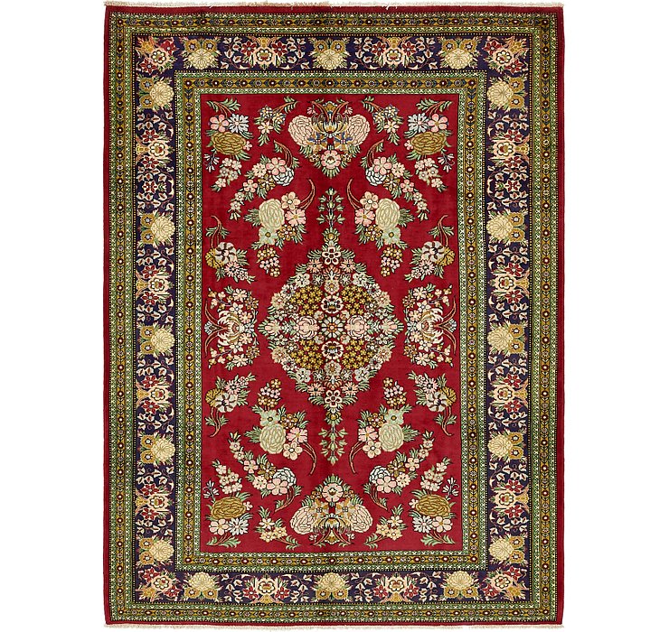 6' 10 x 9' 5 Qom Persian Rug