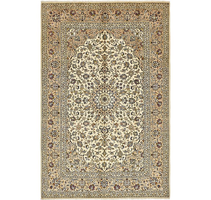 6' 5 x 9' 8 Kashan Persian Rug