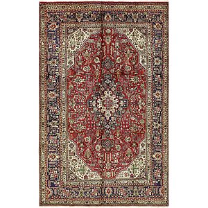 6' x 9' 4 Tabriz Persian Rug