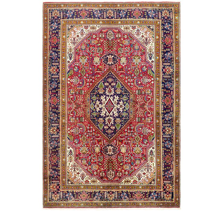 6' 9 x 10' 2 Tabriz Persian Rug
