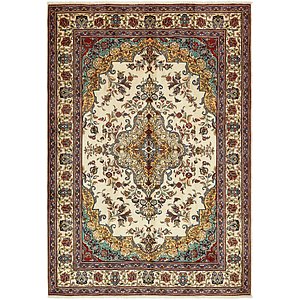 HandKnotted 7' 6 x 11' Tabriz Persian Rug