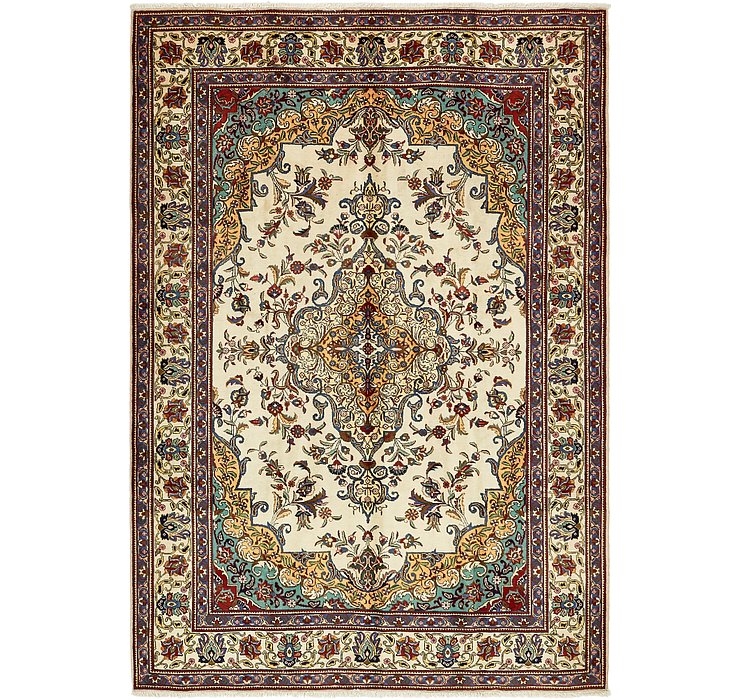 HandKnotted 7' 6 x 11' Tabriz Persian Rug