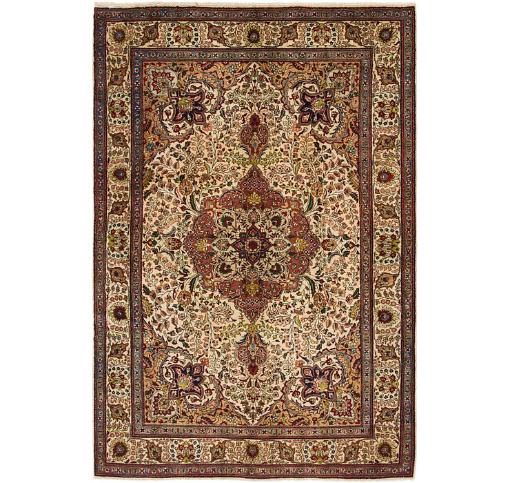 6' 8 x 9' 9 Tabriz Persian Rug