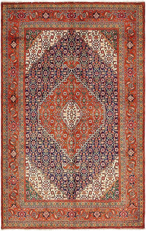 Red 6 X 10 4 Tabriz Persian Rug Rugs Handknotted Main Image Of Rug