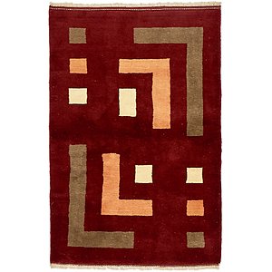 3' 4 x 5' 1 Kashkuli Gabbeh Persian...