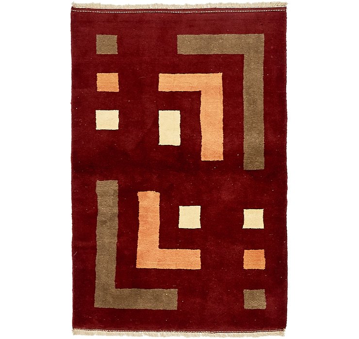 3' 4 x 5' 1 Kashkuli Gabbeh Persian...