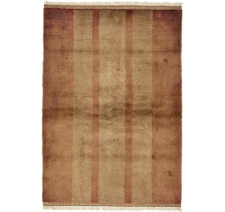 3' 5 x 5' Kashkuli Gabbeh Persian...