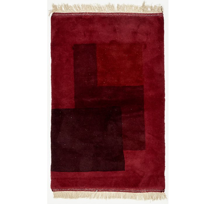 3' 2 x 4' 11 Kashkuli Gabbeh Persian...