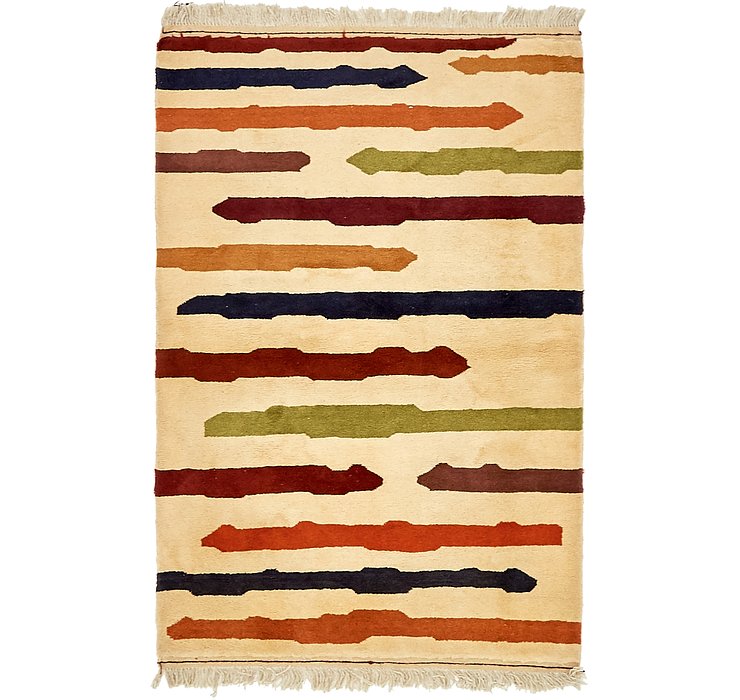 3' 3 x 4' 10 Shiraz-Gabbeh Persian Rug