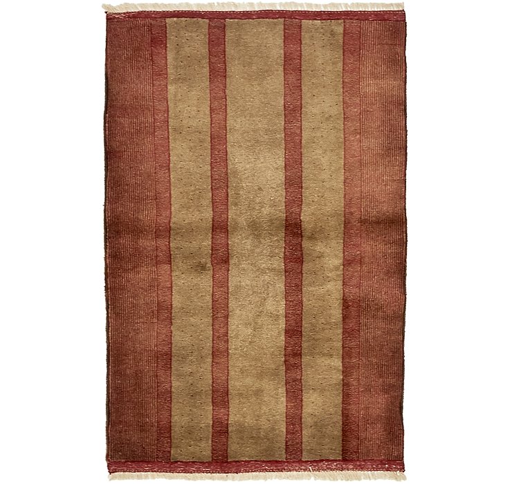3' 4 x 5' Kashkuli Gabbeh Persian...