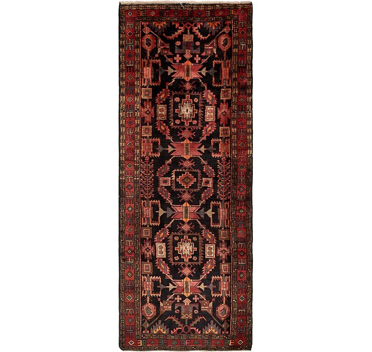 4' 3 x 11' 10 Hamedan Persian Runner ...