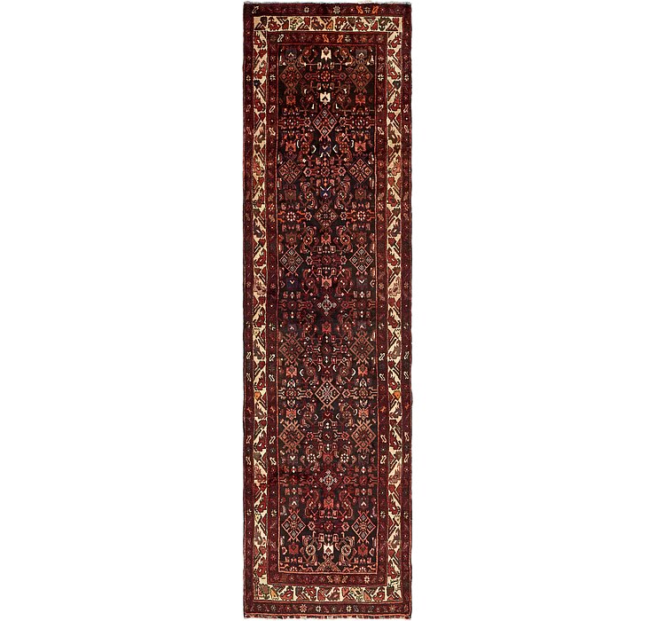 HandKnotted 3' 6 x 12' 10 Hossainabad Persian Run...