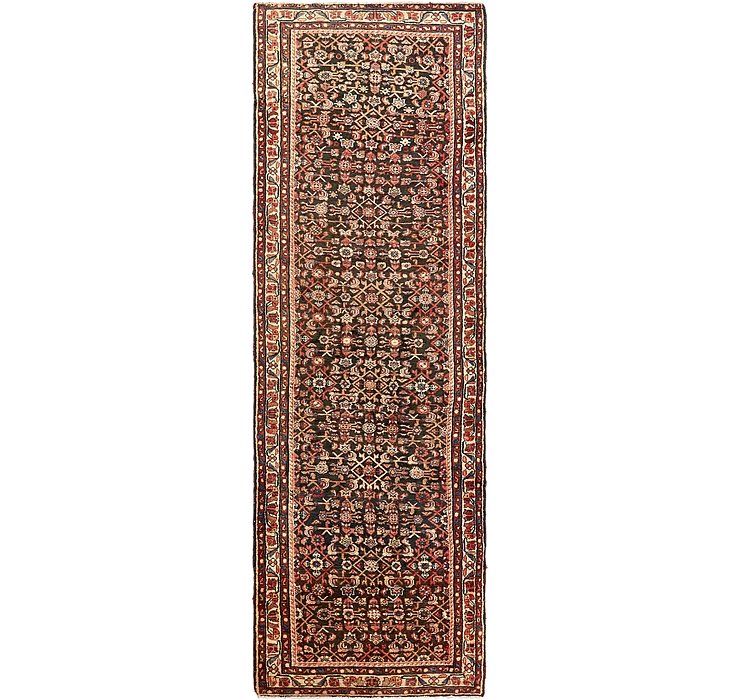 3' 7 x 12' Hossainabad Persian Run...