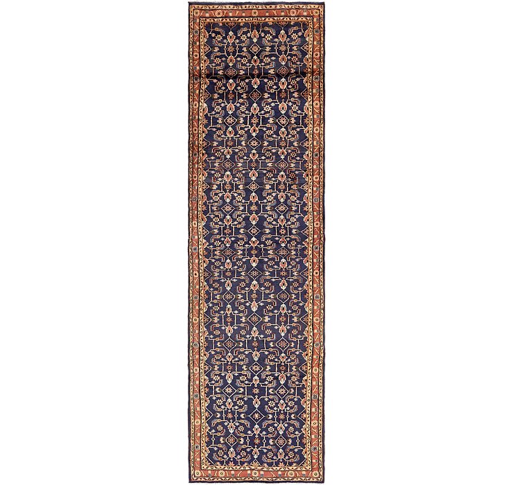 110cm x 410cm Hamedan Persian Runner ...
