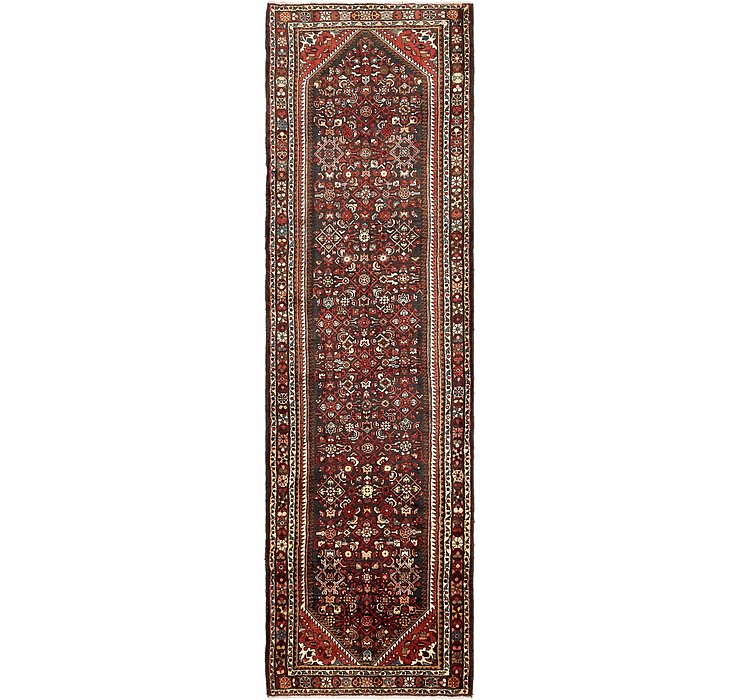 3' 10 x 13' Hossainabad Persian Run...