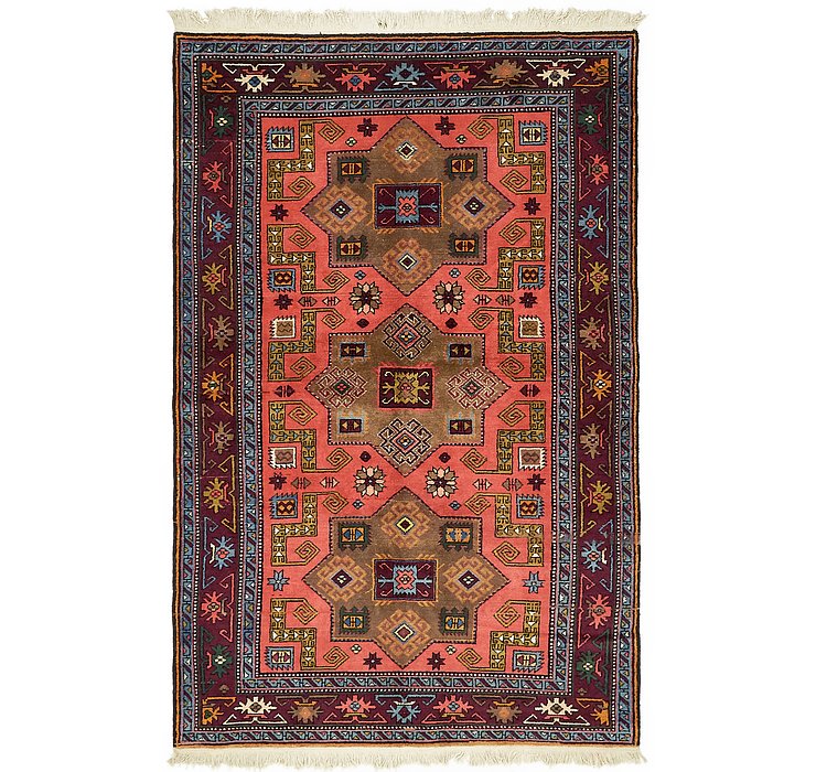 4' 6 x 7' Karabakh Oriental Rug