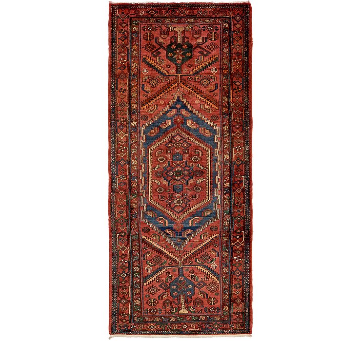 4' 3 x 9' 10 Zanjan Persian Runner Rug