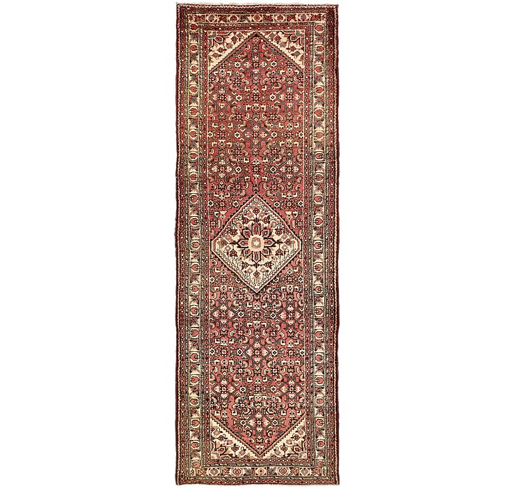 3' 7 x 11' Hossainabad Persian Run...