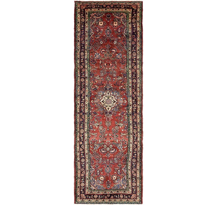 3' 7 x 10' 10 Khamseh Persian Runner ...