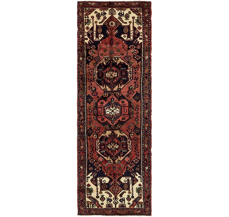 3' 4 x 10' 4 Khamseh Persian Runner ...