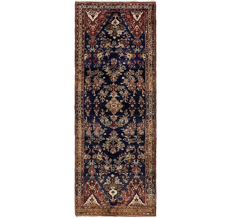 HandKnotted 3' 9 x 10' 3 Hamedan Persian Runner ...