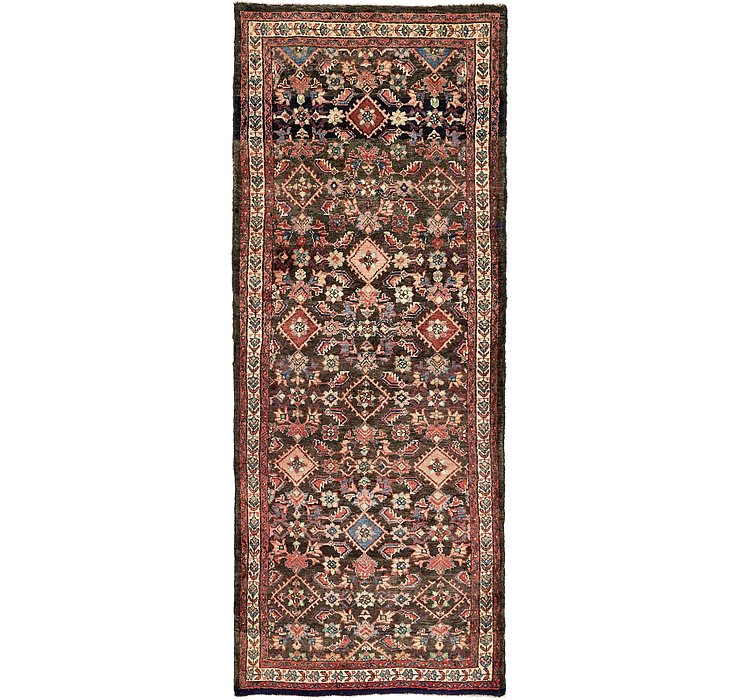 3' 9 x 9' 8 Hossainabad Persian Run...