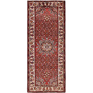 4' x 9' 6 Hossainabad Persian Run...