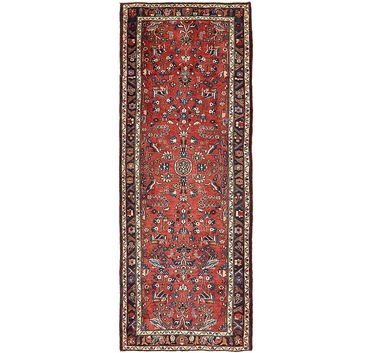 3' 8 x 9' 9 Hamedan Persian Runner ...