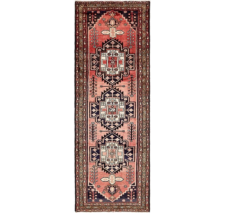3' 5 x 9' 9 Khamseh Persian Runner ...