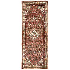 3' 10 x 9' 6 Hossainabad Persian Run...