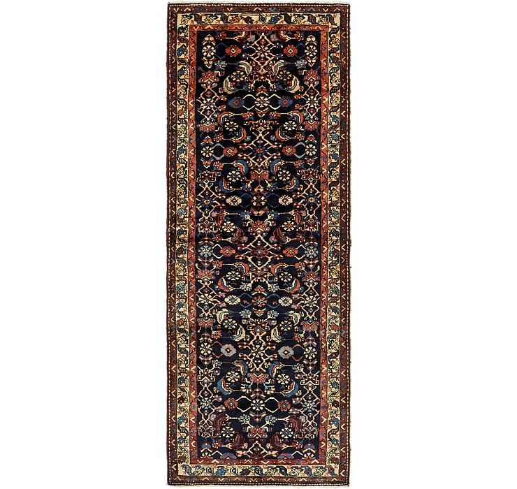 3' 7 x 10' Hossainabad Persian Run...