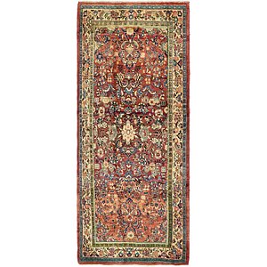 4' x 10' 2 Sarough Persian Runner ...