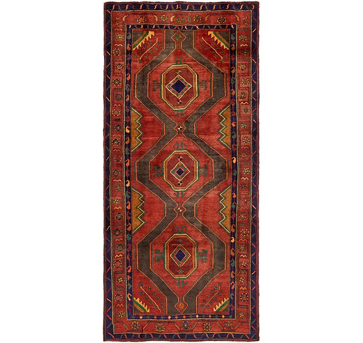 4' 3 x 9' 5 Sirjan Persian Runner Rug
