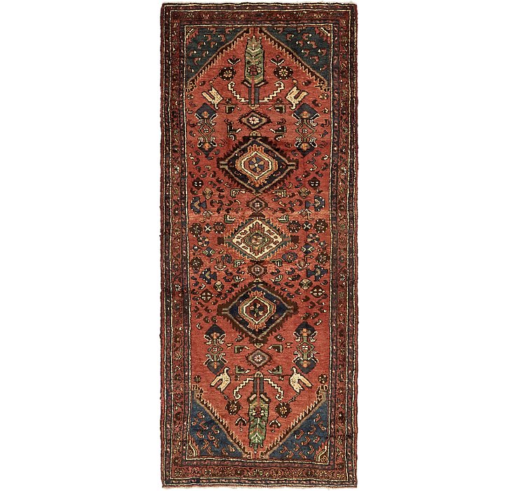 3' 5 x 9' 2 Khamseh Persian Runner ...