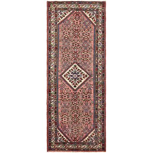 3' 7 x 9' 5 Hossainabad Persian Run...